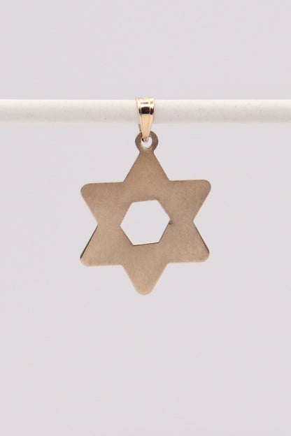 14K Star of David Pendant