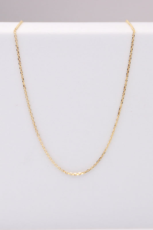 14K Yellow Gold Rolo Necklace