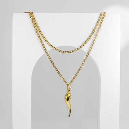 18K Yellow Gold Curb Link Chain