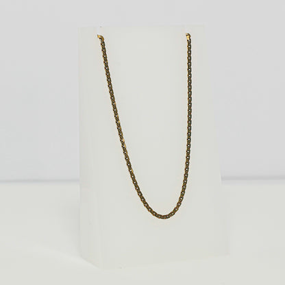 14K Yellow Gold Serpentine Style Necklace