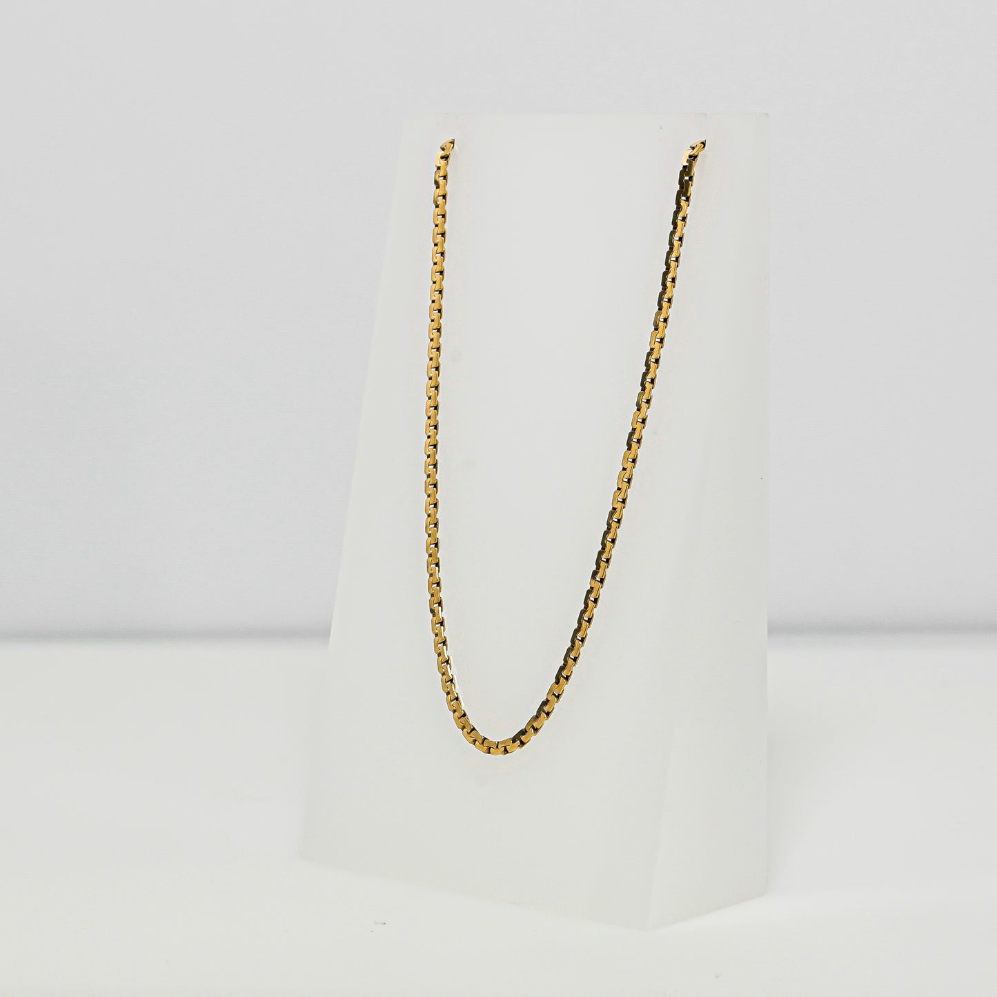 14K Yellow Gold Serpentine Style Necklace