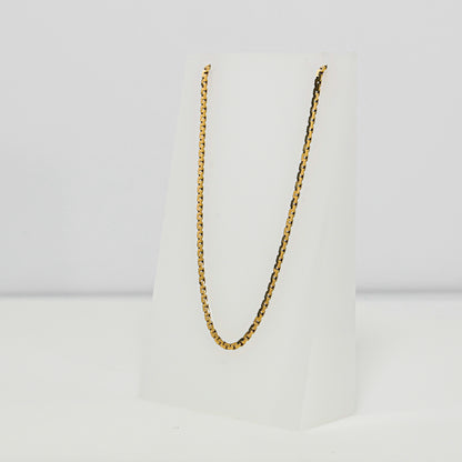 14K Yellow Gold Serpentine Style Necklace