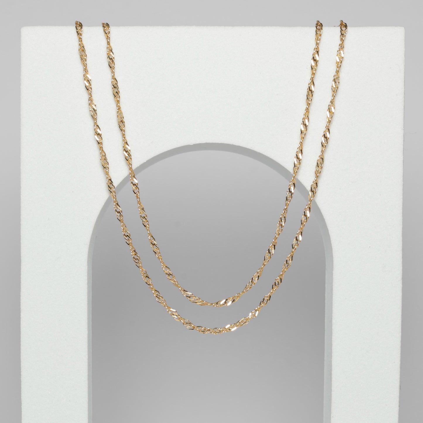 14K Singapore Necklace