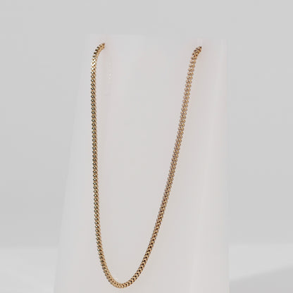 14k Yellow Gold Franco Link Necklace