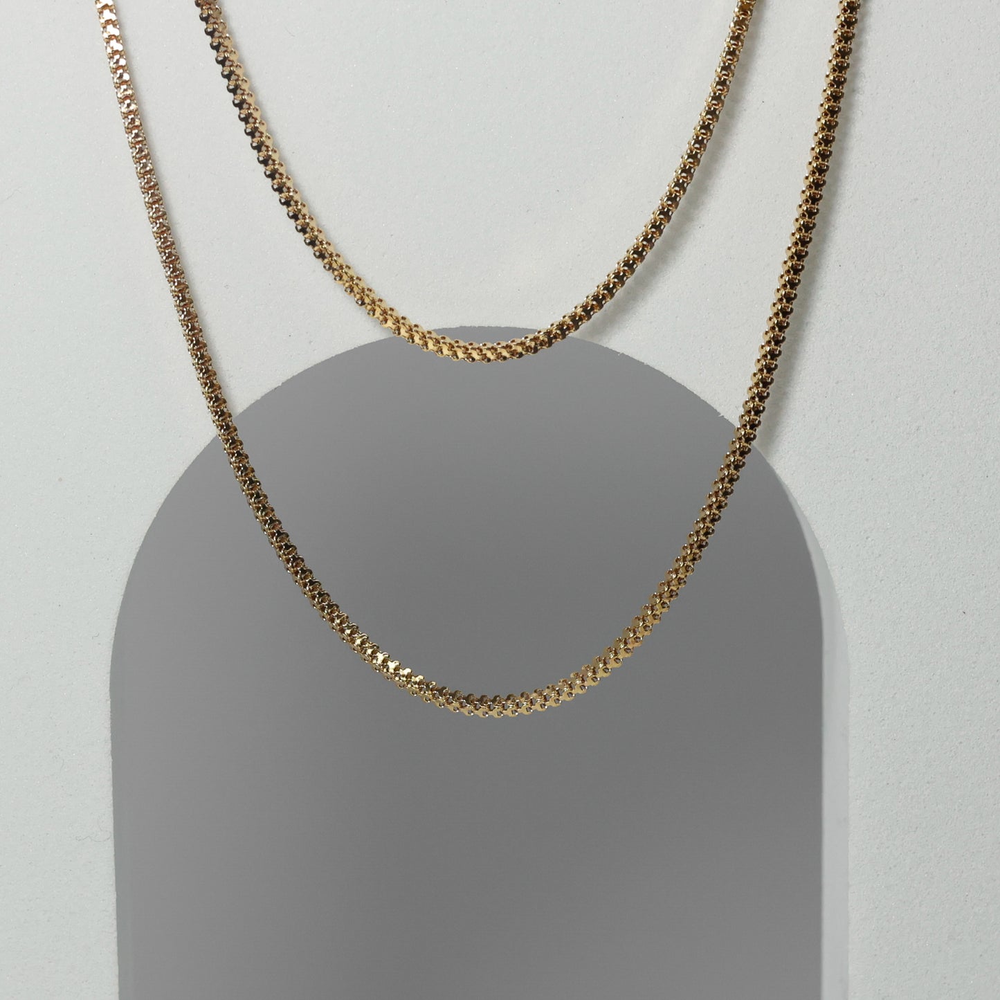 14k Yellow Gold Franco Link Necklace