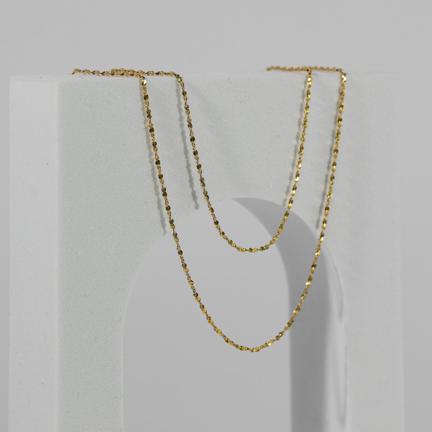 14k Yellow Gold Twist Necklace