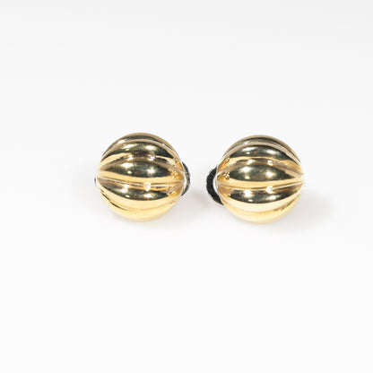 14K Yellow Gold Shell Earrings