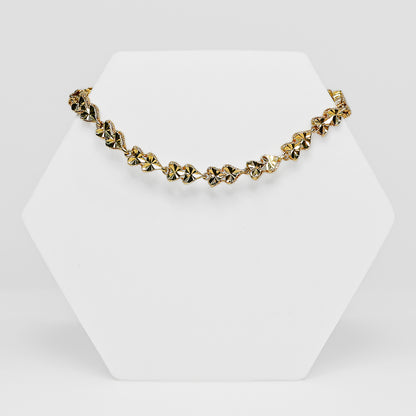 14K Yellow Gold Heart Bracelet