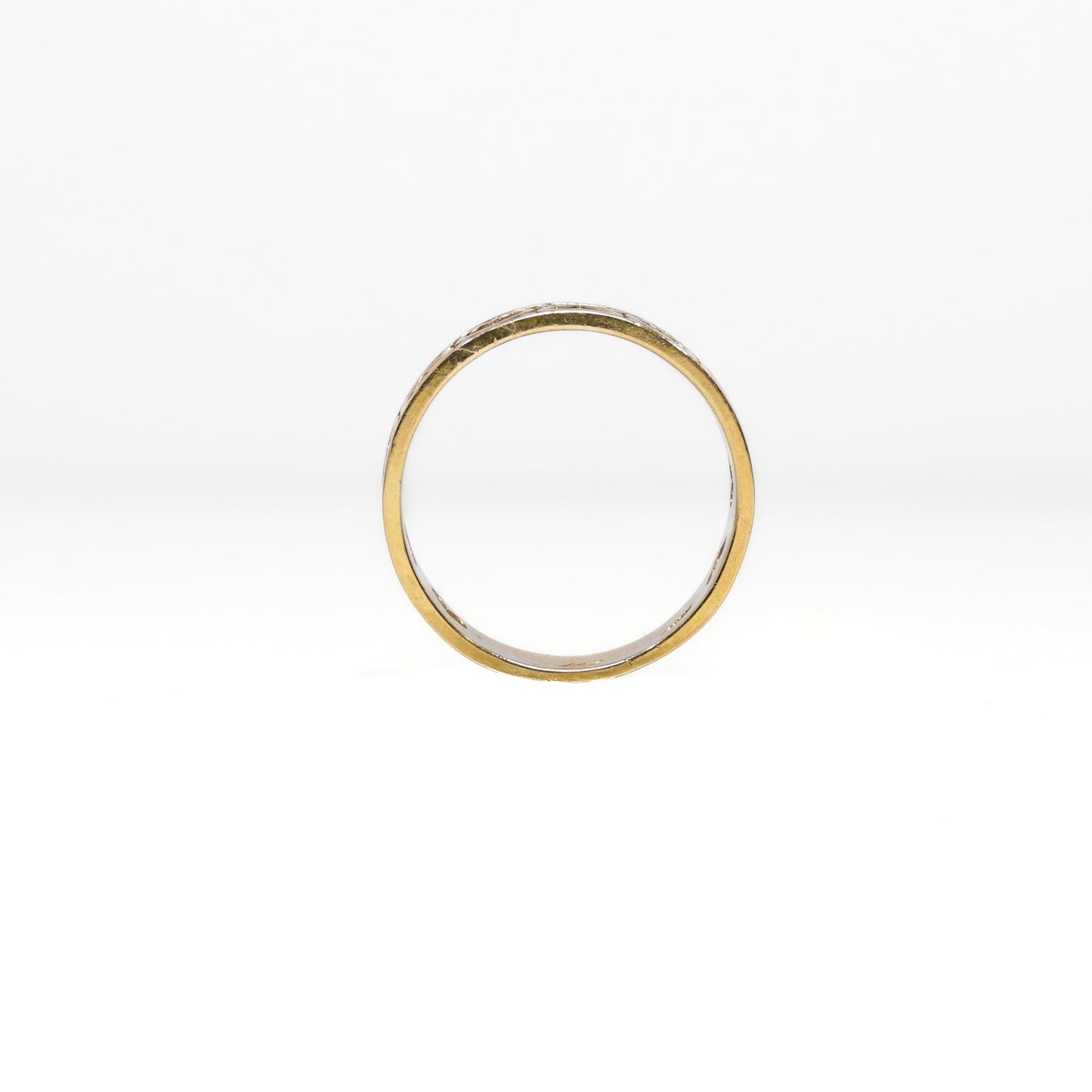 10K Yellow Gold Heart Cutout Ring