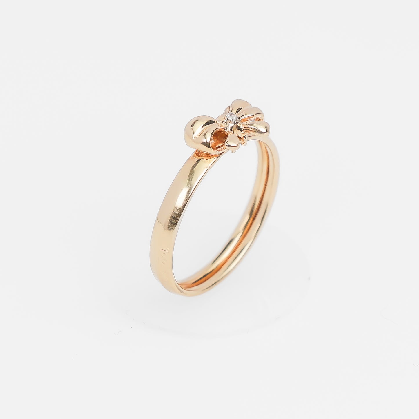 14k Gold Bow Ring