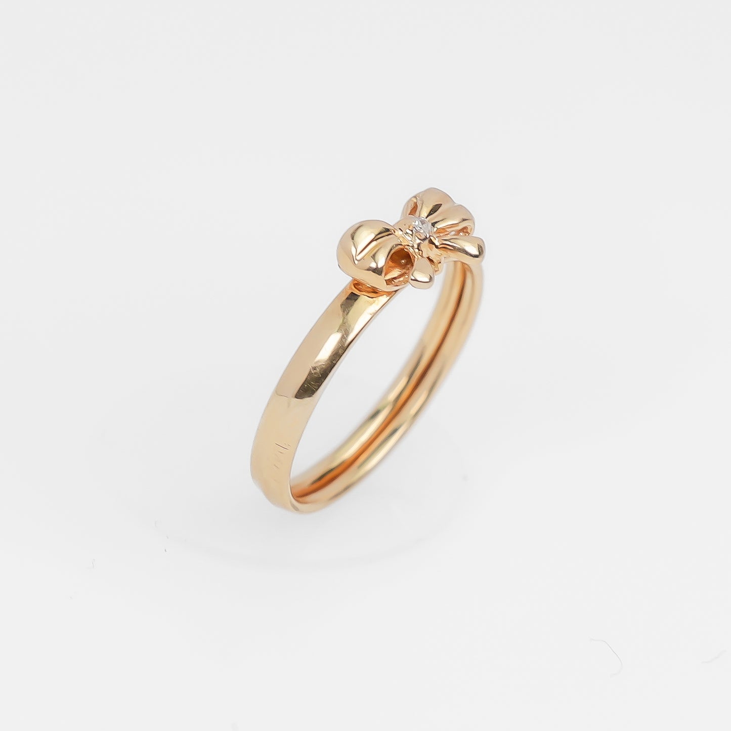 14k Gold Bow Ring