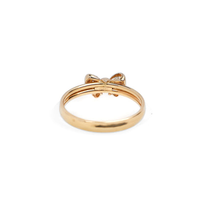 14k Gold Bow Ring