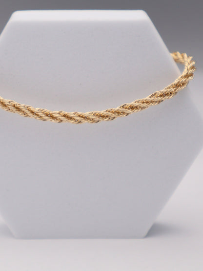 14k Rope Chain Bracelet