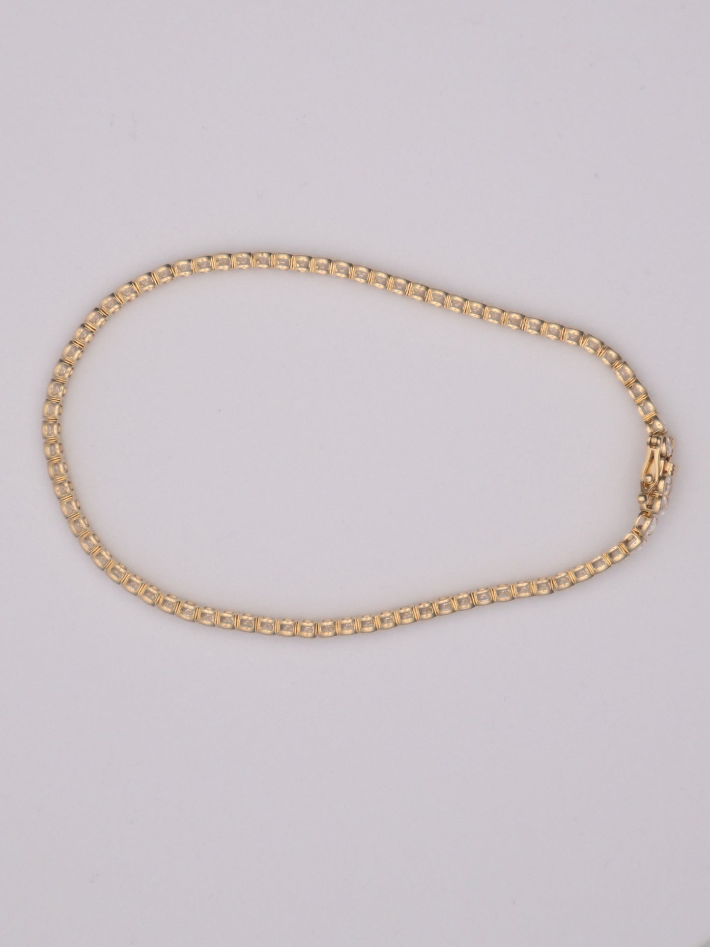 14k CZ Tennis Bracelet