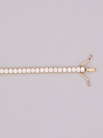 14k CZ Tennis Bracelet