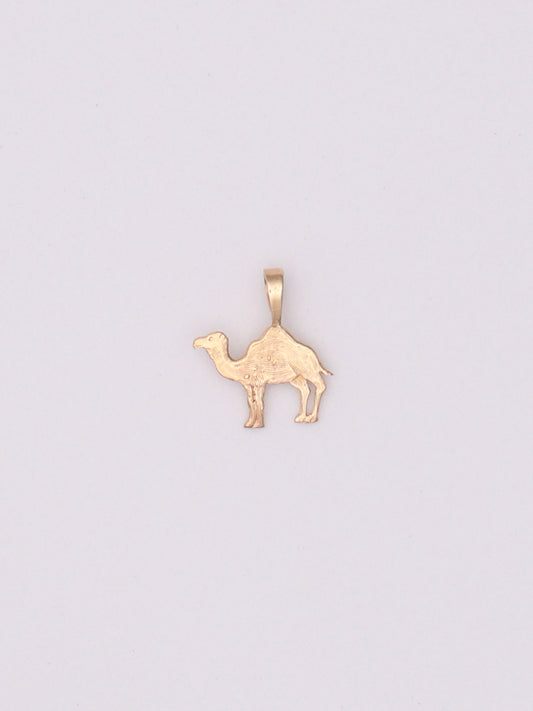 14k Camel Pendant