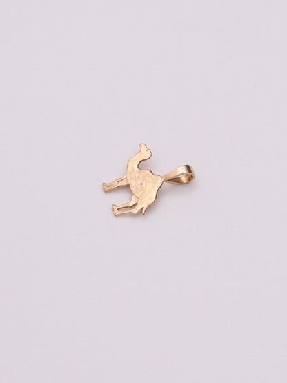 14k Camel Pendant