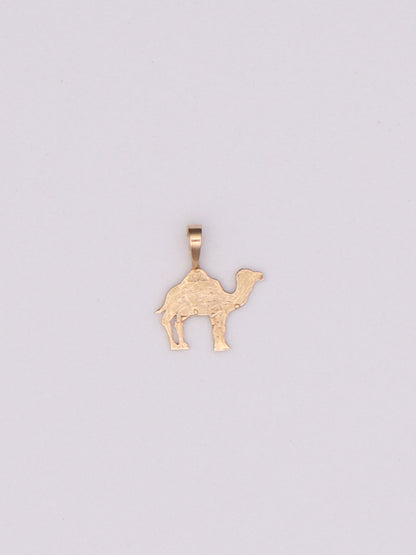 14k Camel Pendant