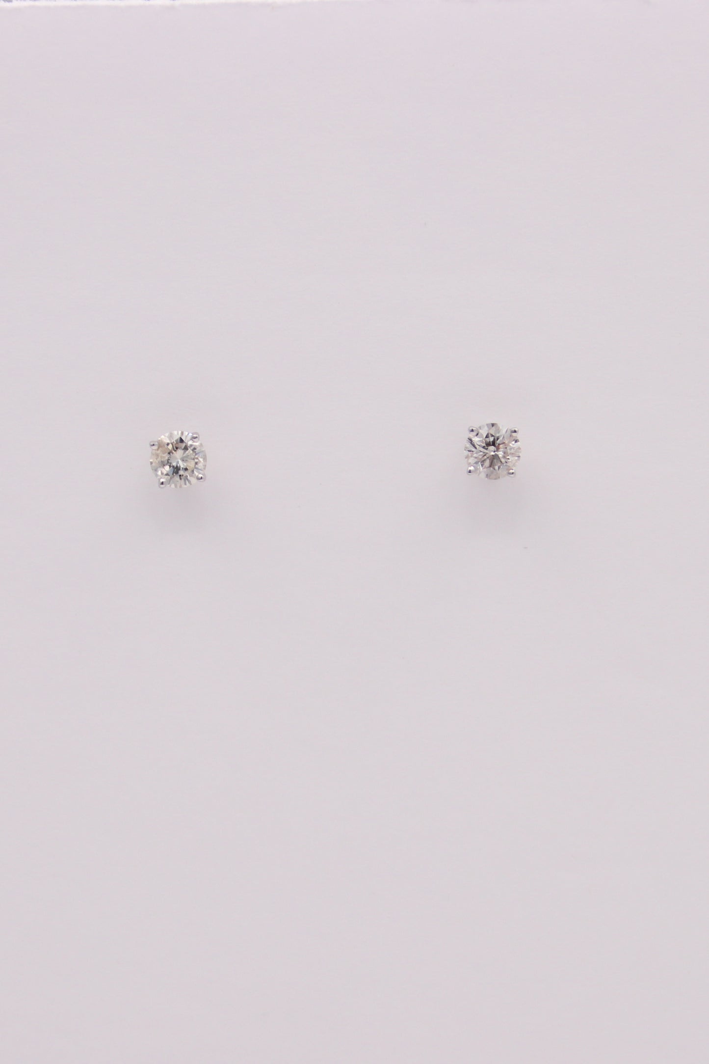 18K White Gold Effy Diamond Studs