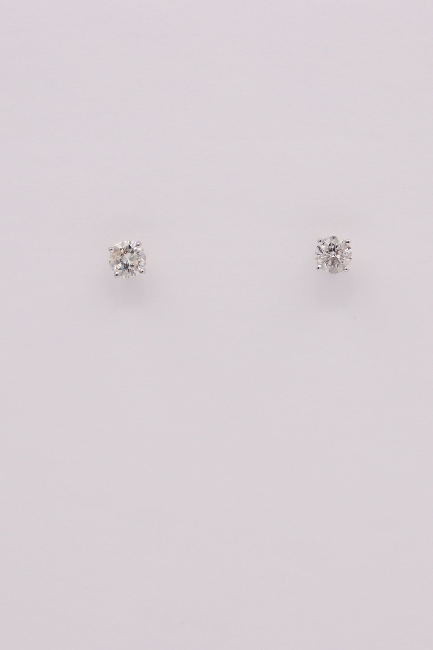 18K White Gold Effy Diamond Studs