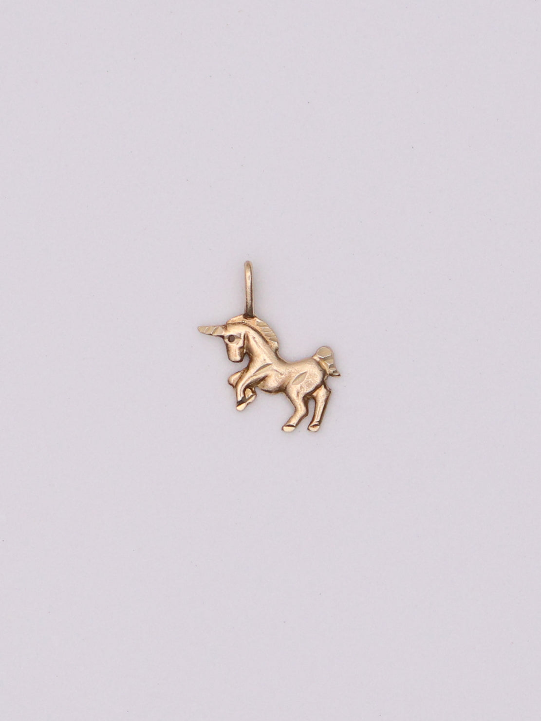 14k Unicorn Pendant