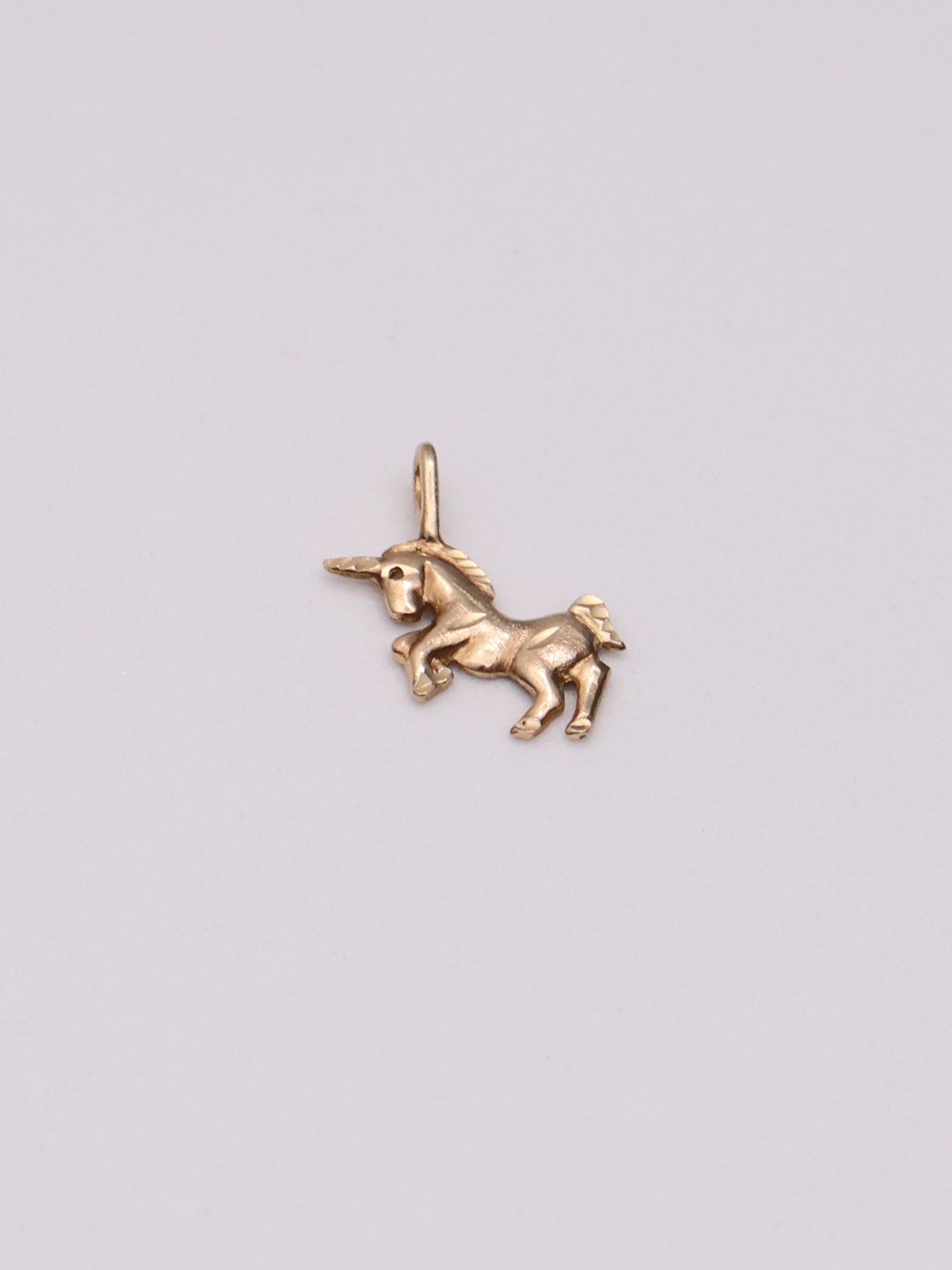 14k Unicorn Pendant