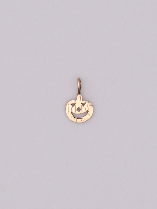 14k Jack-o-lantern Pendant