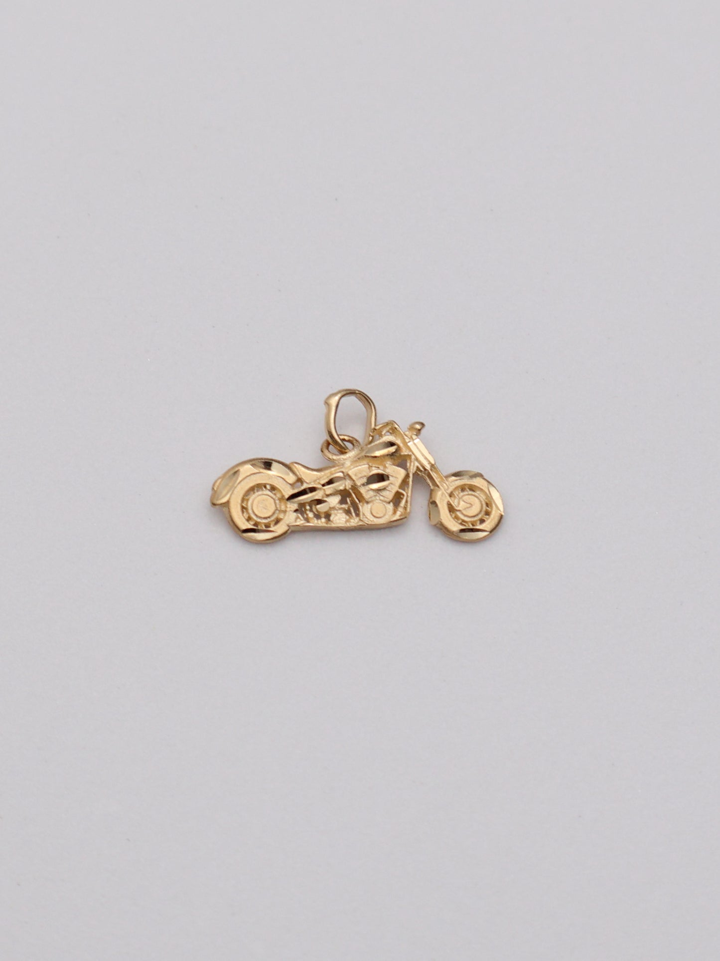 14k Motorcycle Pendant