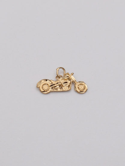 14k Motorcycle Pendant