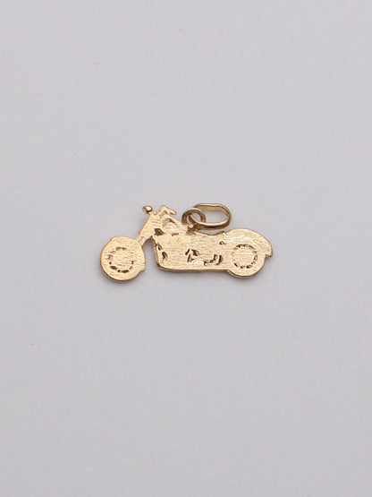 14k Motorcycle Pendant