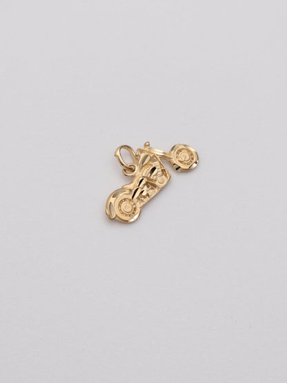 14k Motorcycle Pendant