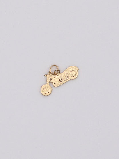 14k Motorcycle Pendant