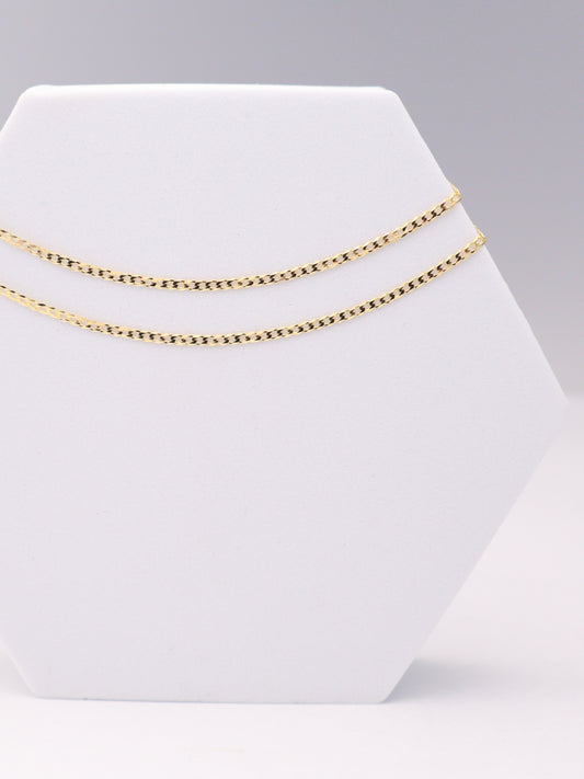 14k Dainty Curb Chain