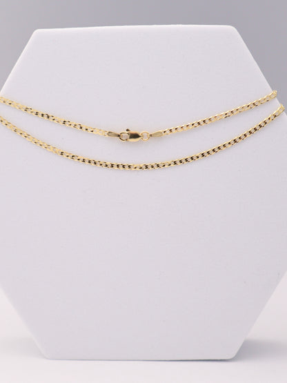 14k Dainty Curb Chain