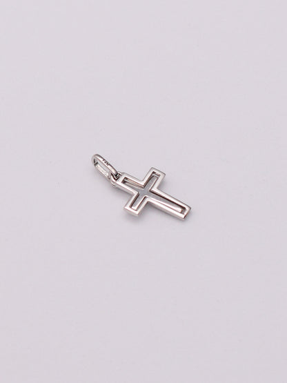 10k WG Cross Pendant