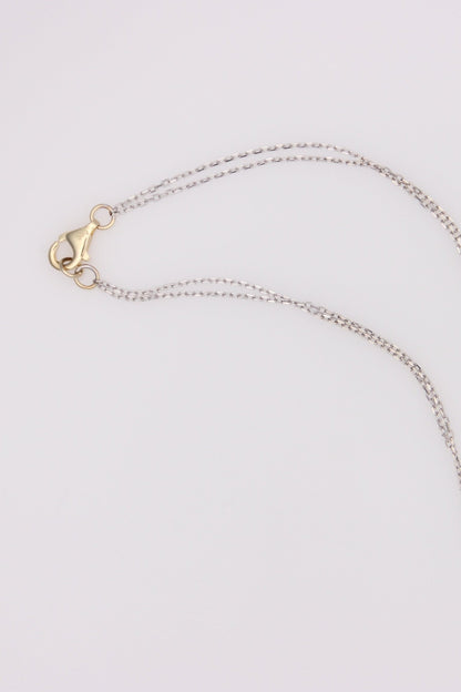 14kt Double Paperclip Necklace