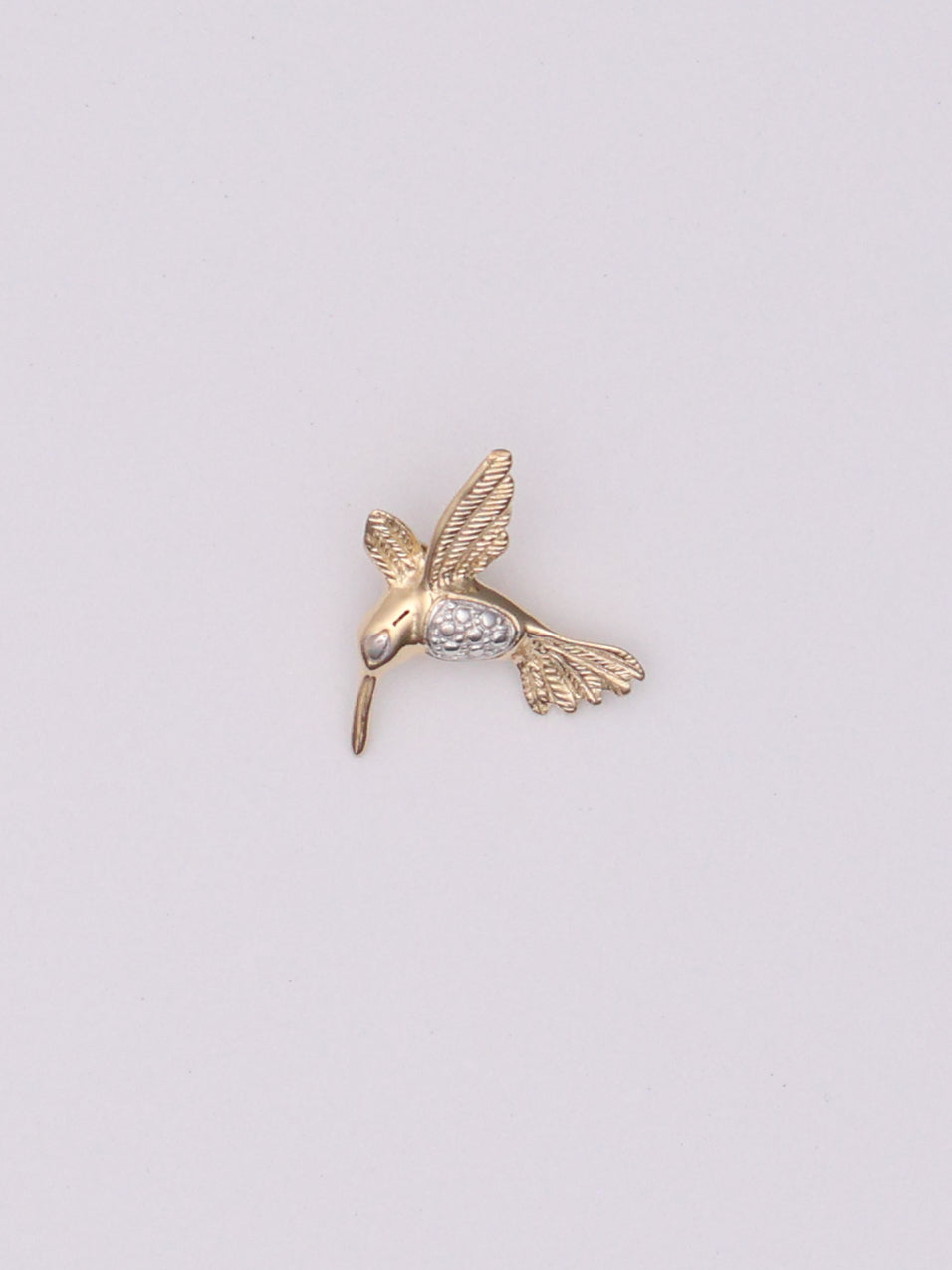 14k Hummingbird Pendant