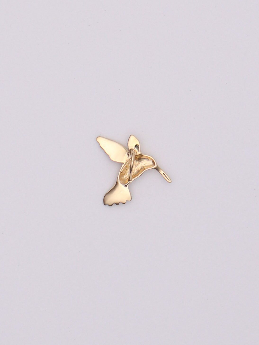 14k Hummingbird Pendant