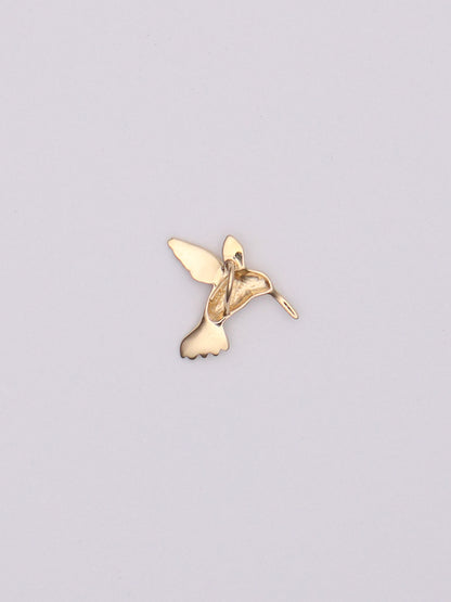 14k Hummingbird Pendant