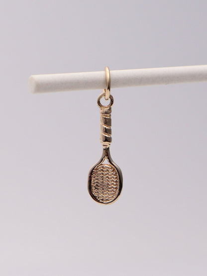 14k Tennis Racquet Pendant