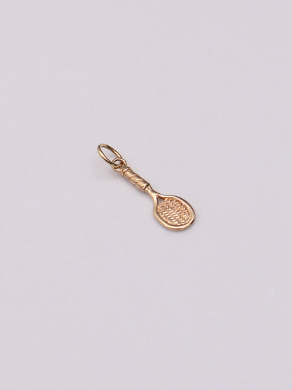 14k Tennis Racquet Pendant