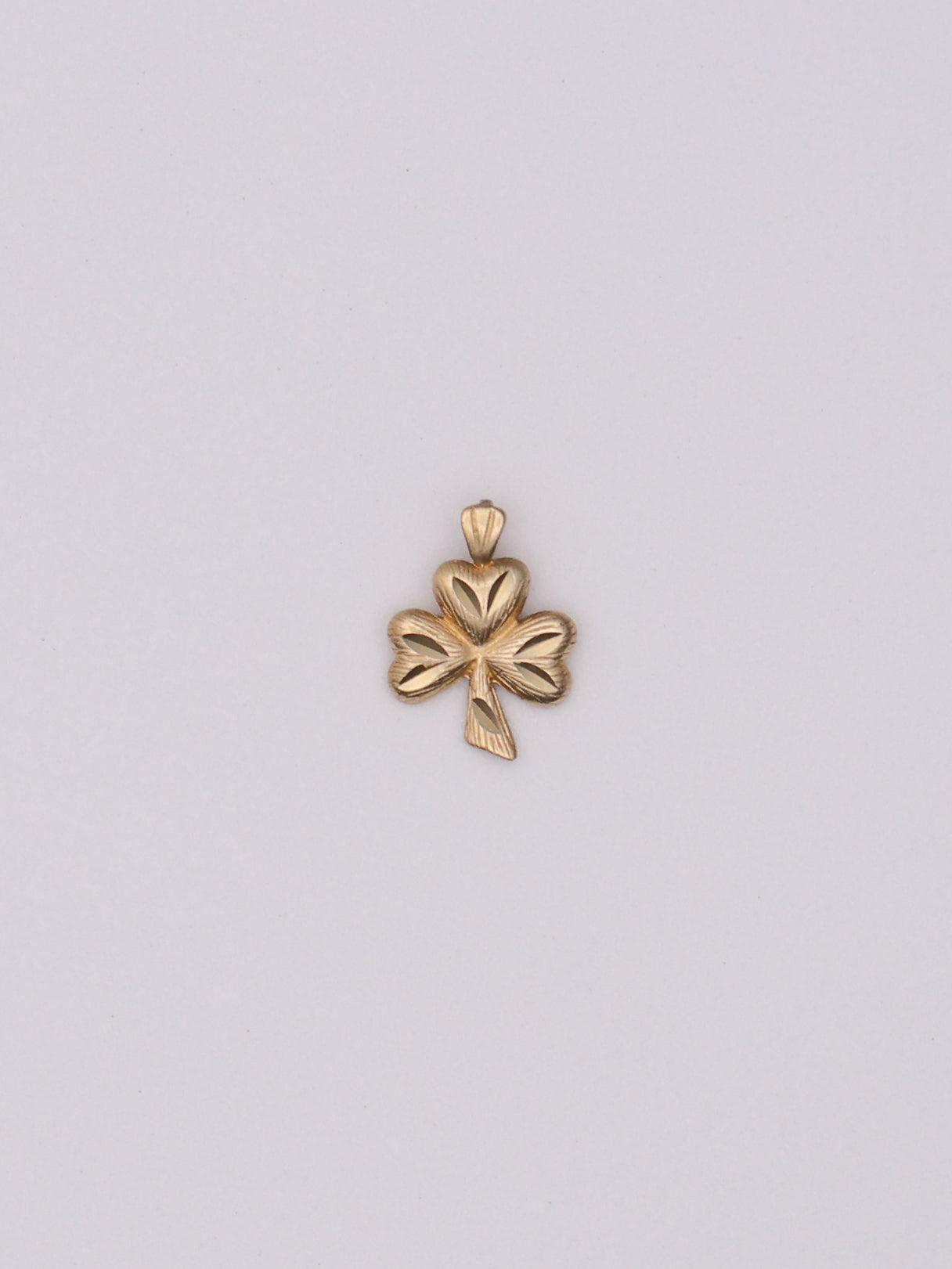 14k Clover Pendant