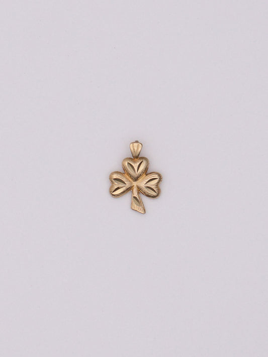 14k Clover Pendant