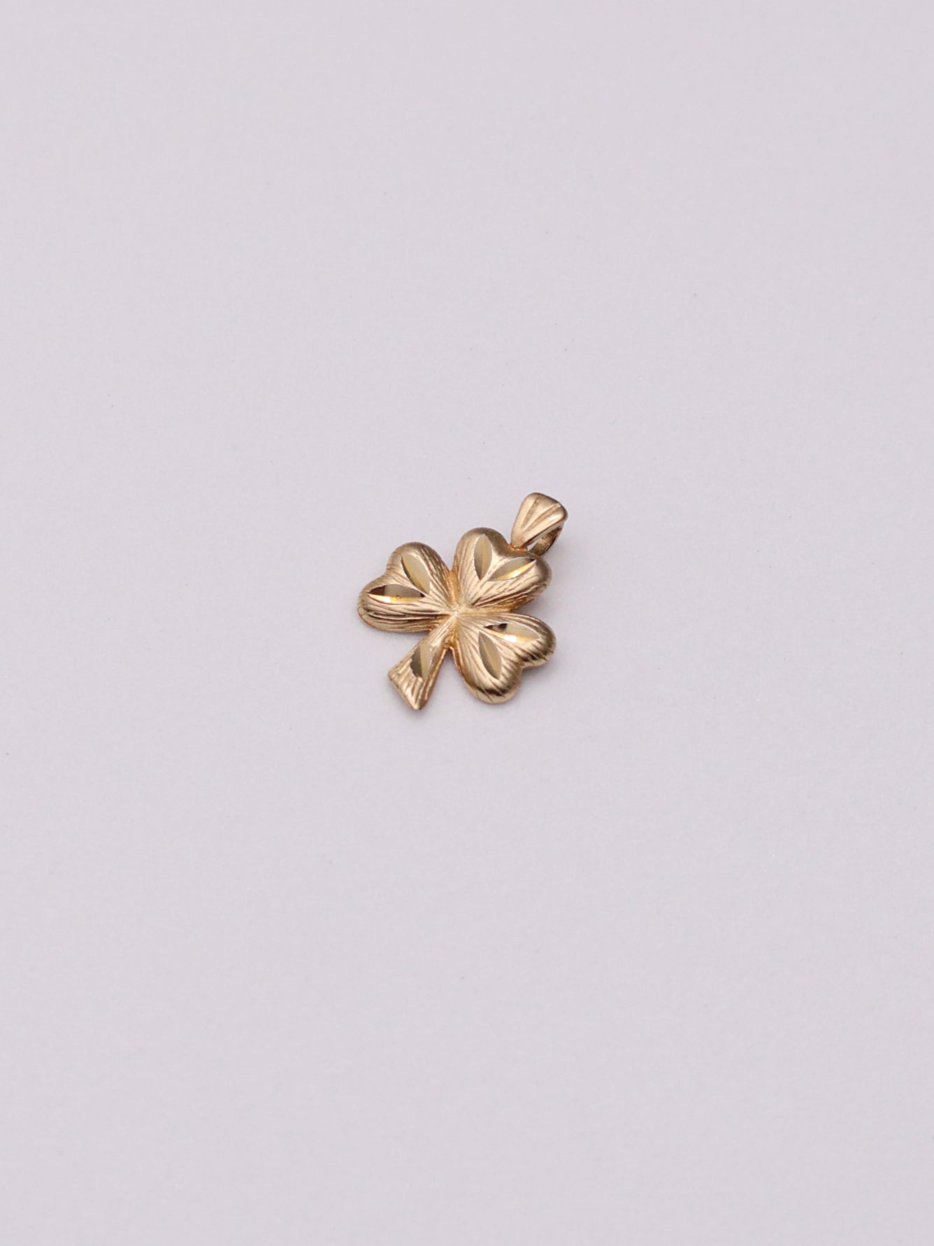 14k Clover Pendant