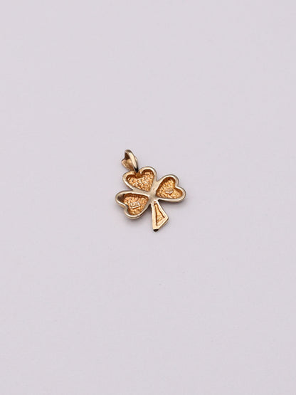 14k Clover Pendant