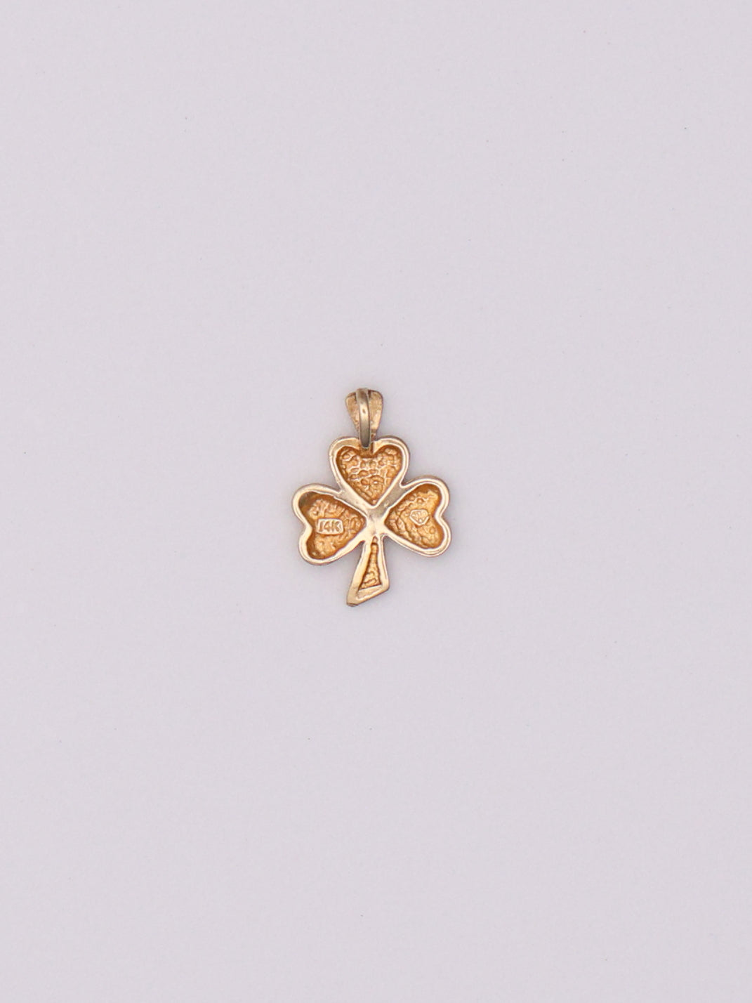 14k Clover Pendant