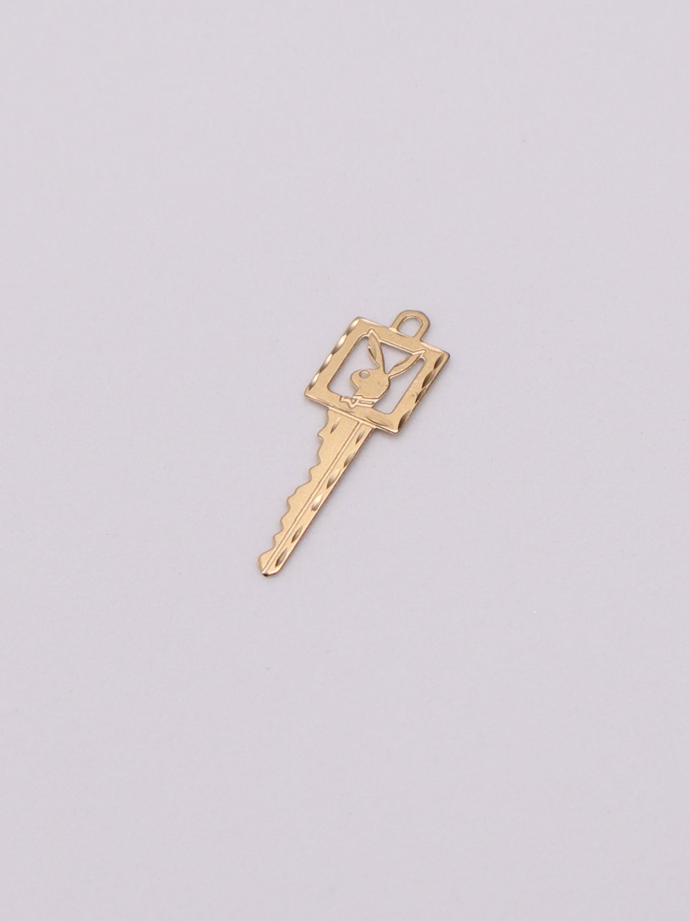 14k Playboy Bunny Key Pendant