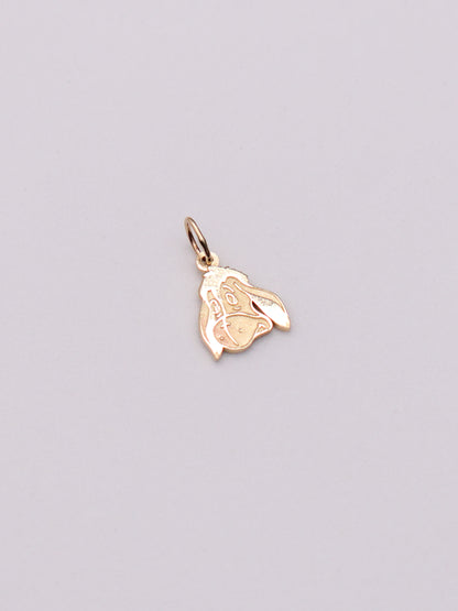 14k Eeyore Disney Pendant