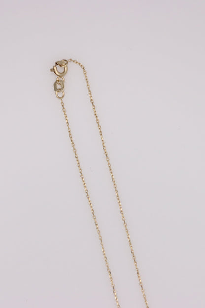 V-Shaped Gold Pendant Necklace