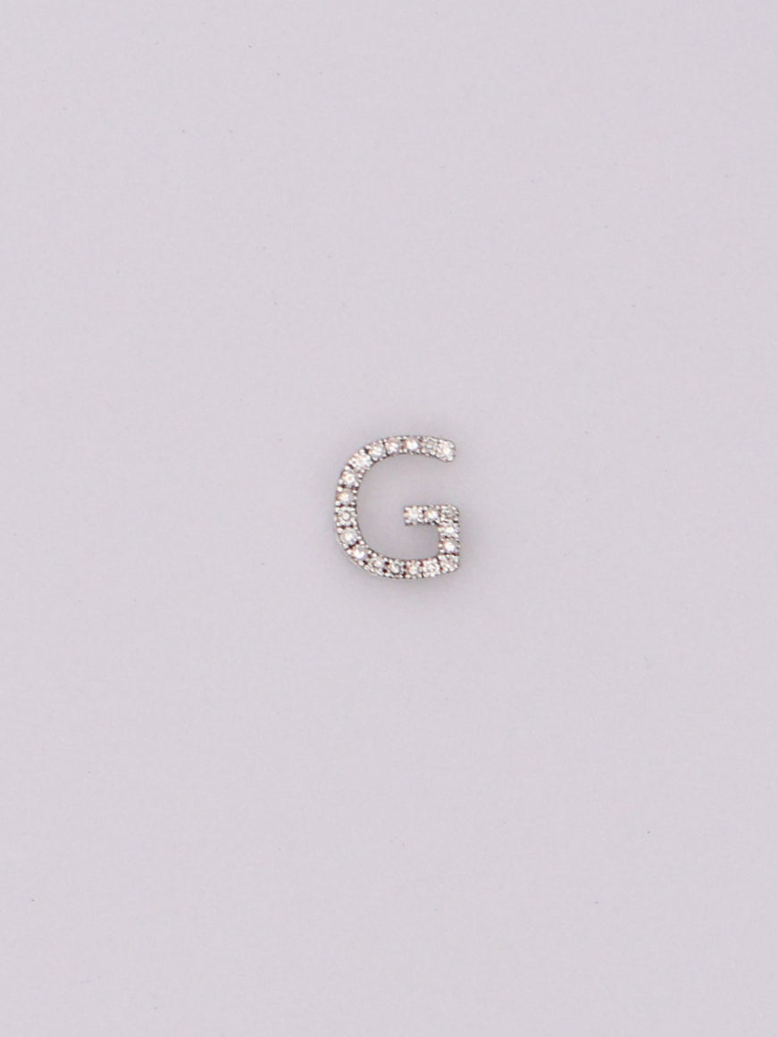 10k WG Letter "G" Pendant